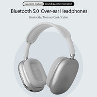 P9 Wireless Bluetooth Headphones with Mic – Noise Cancelling Stereo Sound Gaming & Sports Headset, TF Card Support