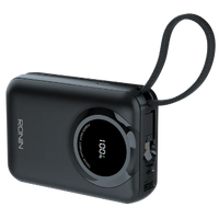 Ronin R-4040 Zapster 20000mAh Power Bank – 35W Type-C & 27W iOS Cable Fast Charging