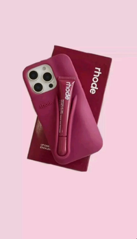 New Rhode Lip Gloss Silicone Case 💄 with Box – Soft, Stylish & Shockproof Phone Cover (All iPhone Series)
