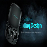 Audionic Airbud 550 TWS Wireless Earbuds, Quad Mic ENC Environmental Noise Cancellation, 45ms Low Latency Gamer Earphones, IPX4 Sweatproof with Sliding Charging Case for Android/iOS