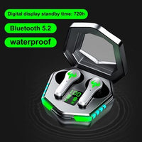 N35 Gaming Earbuds, Bluetooth 5.2 True Wireless Headphones with Mic, 360° Surround Sound, Low Latency Gaming Headset Compatible with iPhone/Android/Tablet
