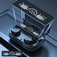 M10 Wireless Bluetooth Earbuds – True Wireless Stereo, HD Sound, Portable Charging Case