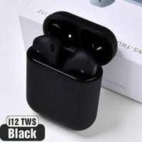 i12 TWS Wireless Earbuds – True Wireless Stereo, HD Sound, Bluetooth Earphones with Charging Case