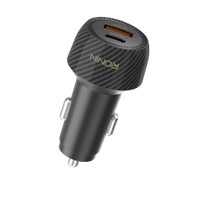 Ronin R-2505 NOS 48W Car Charger | PD 30W & QC 18W Fast Charging | Dual USB Power Adapter