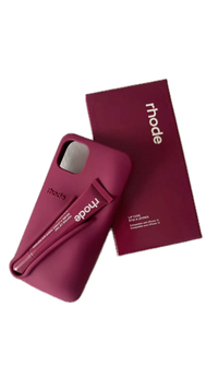 New Rhode Lip Gloss Silicone Case 💄 with Box – Soft, Stylish & Shockproof Phone Cover (All iPhone Series)