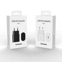 25W Super Fast Charging Wall Charger – PD Type-C Charger Adapter with USB-C Cable for Samsung Galaxy S25/S24/S23/S22 Ultra, Note10, A Series