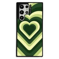 Heart Aesthetic 2D Electroplated Case – Gloss Finish, Slim & Durable Protective Back Cover (Samsung All Series)