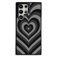 Heart Aesthetic 2D Electroplated Case – Gloss Finish, Slim & Durable Protective Back Cover (Samsung All Series)