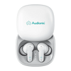 Audionic Airbud 550 TWS Wireless Earbuds, Quad Mic ENC Environmental Noise Cancellation, 45ms Low Latency Gamer Earphones, IPX4 Sweatproof with Sliding Charging Case for Android/iOS