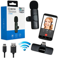 Boya BY-MW3 Single Lavalier Microphone – Professional Clip-On Mic for Smartphones, Cameras & PCs