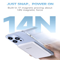 Romoss MagSafe Wireless Power Bank 10000mAh – Magnetic Fast Charging Portable Battery Pack for iPhone