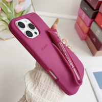 New Rhode Lip Gloss Silicone Case 💄 with Box – Soft, Stylish & Shockproof Phone Cover (All iPhone Series)