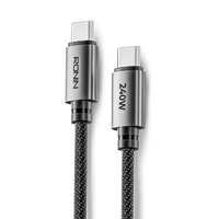 Ronin R-2050 Type-C to Type-C Cable – 240W Fast Charging, 1.2M Braided Durable Wire