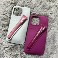 New Rhode Lip Gloss Silicone Case 💄 with Box – Soft, Stylish & Shockproof Phone Cover (All iPhone Series)